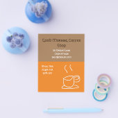 Kaffeehaus-Werbung Flyer (Einzeln)