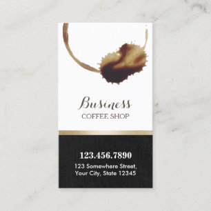Kaffeehäuser Classy Coffee Shop Loyalität Mittag Treuekarte