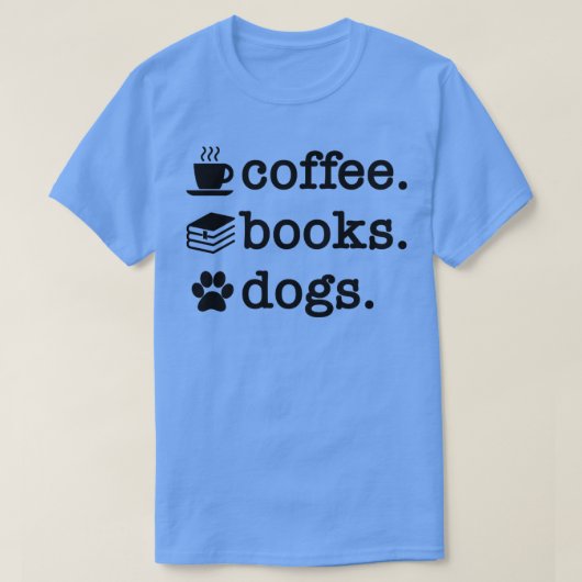Kaffeehäuser Hunde T-Shirt (Design vorne)