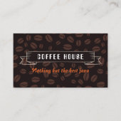 Kaffeehauskarte Visitenkarte (Vorderseite)