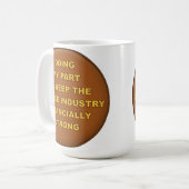 Kaffeehilfe Funny Mug Kaffeetasse (Vorderseite Links)