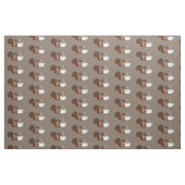 Kaffeehörnchen | Warme Winterferien Tierart Stoff (Fat Quarter (45,7 x 55,9 cm))