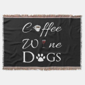 Kaffeehühner werfen Blanket Decke (Vorderseite)