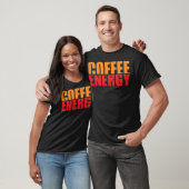 Kaffeehund schwarzes Labor T-Shirt (Unisex)