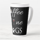 Kaffeehunde Hunde Latte Tasse (Rechte Ecke)