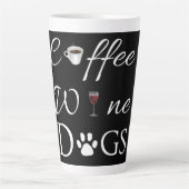 Kaffeehunde Hunde Latte Tasse (Vorderseite)