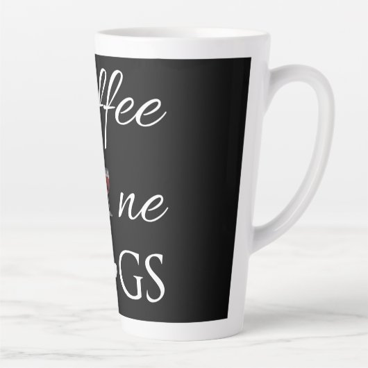 Kaffeehunde Hunde Latte Tasse (Rechts)