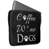Kaffeehunde Laptop-Sieb Laptopschutzhülle (Vorne Rechts)