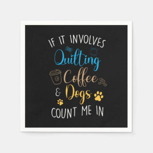 Kaffeehunde Teppiche Steppdecke Nähen Tier Serviette