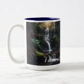 Kaffeekaffee Tasse mit täglichem Mantra (Links)