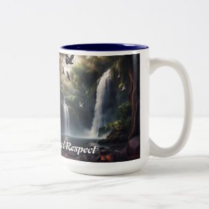 Kaffeekaffee Tasse mit täglichem Mantra
