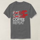 Kaffeekaffee wiederholen 2 T-Shirt (Design vorne)
