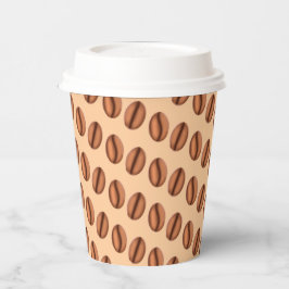 Kaffeekaffinen-Bohnen Pappbecher