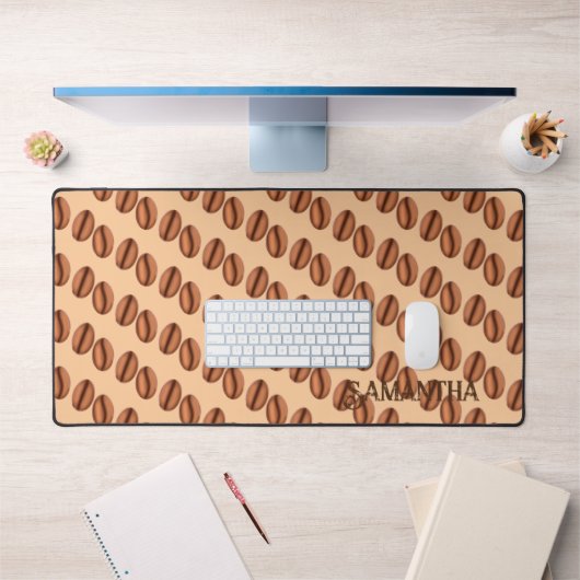 Kaffeekaffinen-Bohnen Schreibtischunterlage (Büro 1)