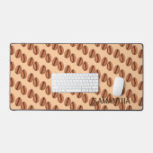 Kaffeekaffinen-Bohnen Schreibtischunterlage (Tastatur & Maus)