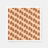 Kaffeekaffinen-Bohnen Serviette (Vorderseite)