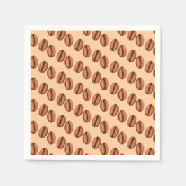 Kaffeekaffinen-Bohnen Serviette