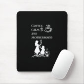 Kaffeekalme Silhouette Kunst Mousepad (Mit Mouse)