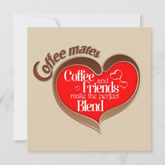 Kaffeekameraden Karte (Vorderseite)