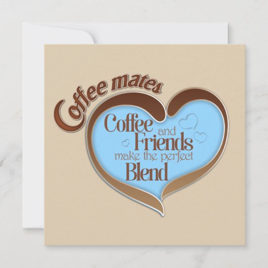 Kaffeekameraden Karte (Vorderseite)