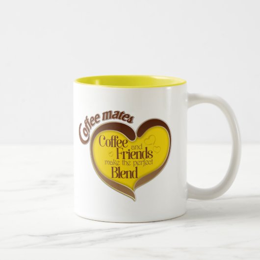 Kaffeekameraden Zweifarbige Tasse (Rechts)