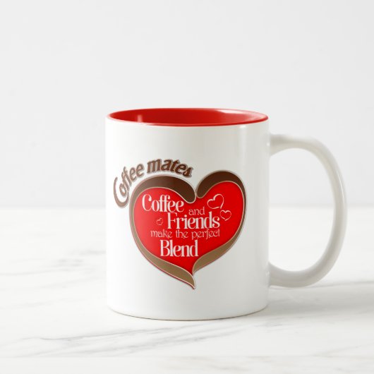 Kaffeekameraden Zweifarbige Tasse (Rechts)