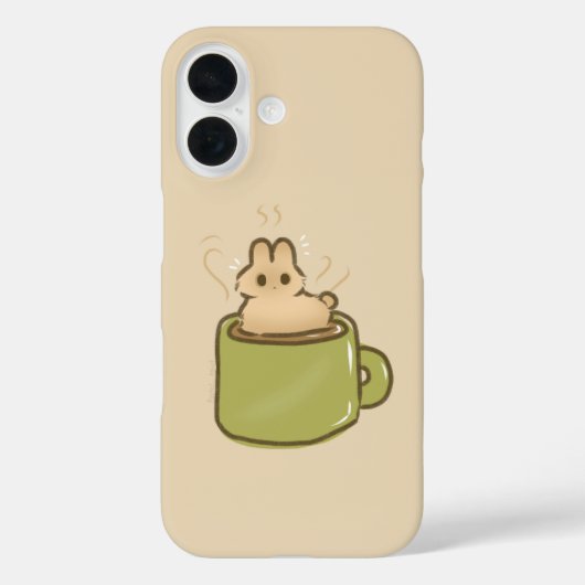 Kaffeekaninchen Case-Mate iPhone Hülle (Rückseite)