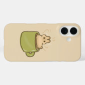 Kaffeekaninchen Case-Mate iPhone Hülle (Rückseite (Horizontal))