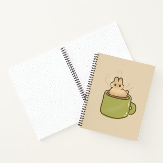 Kaffeekaninchen  notizblock (Innenseite)