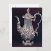 Kaffeekanne durch John Watson, Sheffield, 1818 Postkarte (Vorne/Hinten)