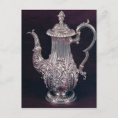 Kaffeekanne durch John Watson, Sheffield, 1818 Postkarte (Vorderseite)