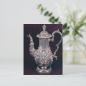 Kaffeekanne durch John Watson, Sheffield, 1818 Postkarte (Stehend Vorderseite)