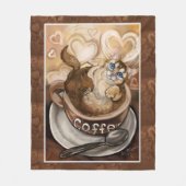 Kaffeekanne Fleecedecke (Vorderseite)