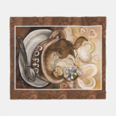 Kaffeekanne Fleecedecke (Vorderseite (Horizontal))