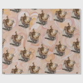 Kaffeekanne Geschenkpapier (Flach)