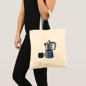 Kaffeekanne Kaffeetasse Café Tragetasche (Vorderseite (Produkt))