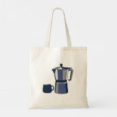 Kaffeekanne Kaffeetasse Café Tragetasche (Rückseite)