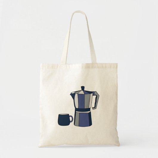Kaffeekanne Kaffeetasse Café Tragetasche (Vorne)