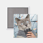 Kaffeekanne Magnet (Vorderseite/Rückseite)