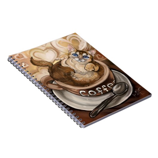 Kaffeekanne Notizblock (Rechte Seite)