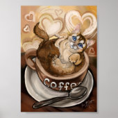 Kaffeekanne Poster (Vorne)
