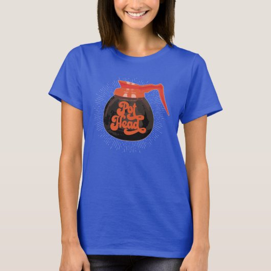 (Kaffeekanne) Pot-Head-T-Shirt T-Shirt (Vorderseite)