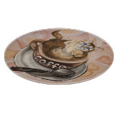 Kaffeekanne Schneidebrett (Ecke)