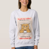 Kaffeekanne Sweatshirt (Vorderseite)