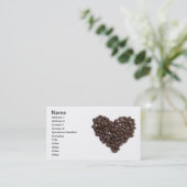 Kaffeekanne Visitenkarte (Stehend Vorderseite)