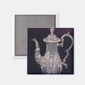 Kaffeekanne von John Watson, Sheffield, 1818 Magnet (Vorderseite/Rückseite)