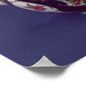 Kaffeekanne Worcester, mit Vögeln dekoriert Poster (Ecke)