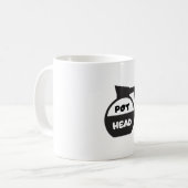 Kaffeekannen-Kopf Kaffeetasse (Vorderseite Links)