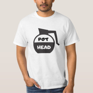 Kaffeekannen-Kopf T-Shirt