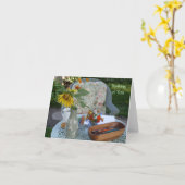 Kaffeekarte am Morgen Karte (Gelbe Blume)